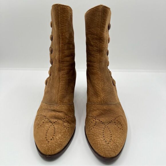 Banana Republic Clothing Co Leather Ankle Boots Made in Italy 6.5 - Picture 2 of 16